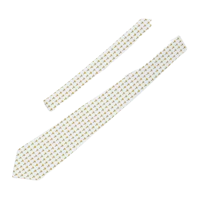 little crosses white necktie